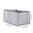 thumbnail image 2 of JingChun Wardrobe Clothes Organizer 9 Grids, Folded Clothes Organizer for Closet, Clothing Storage Bins,Washable Clothes Compartment Storage Box for Closet Bedroom Dorm Room Gray One Size, 2 of 3