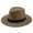 Coffee, variant on Straw Hats for Men Sun Hats - Outdoor Summer Beach and Golf Hats - Florence Fedora Black