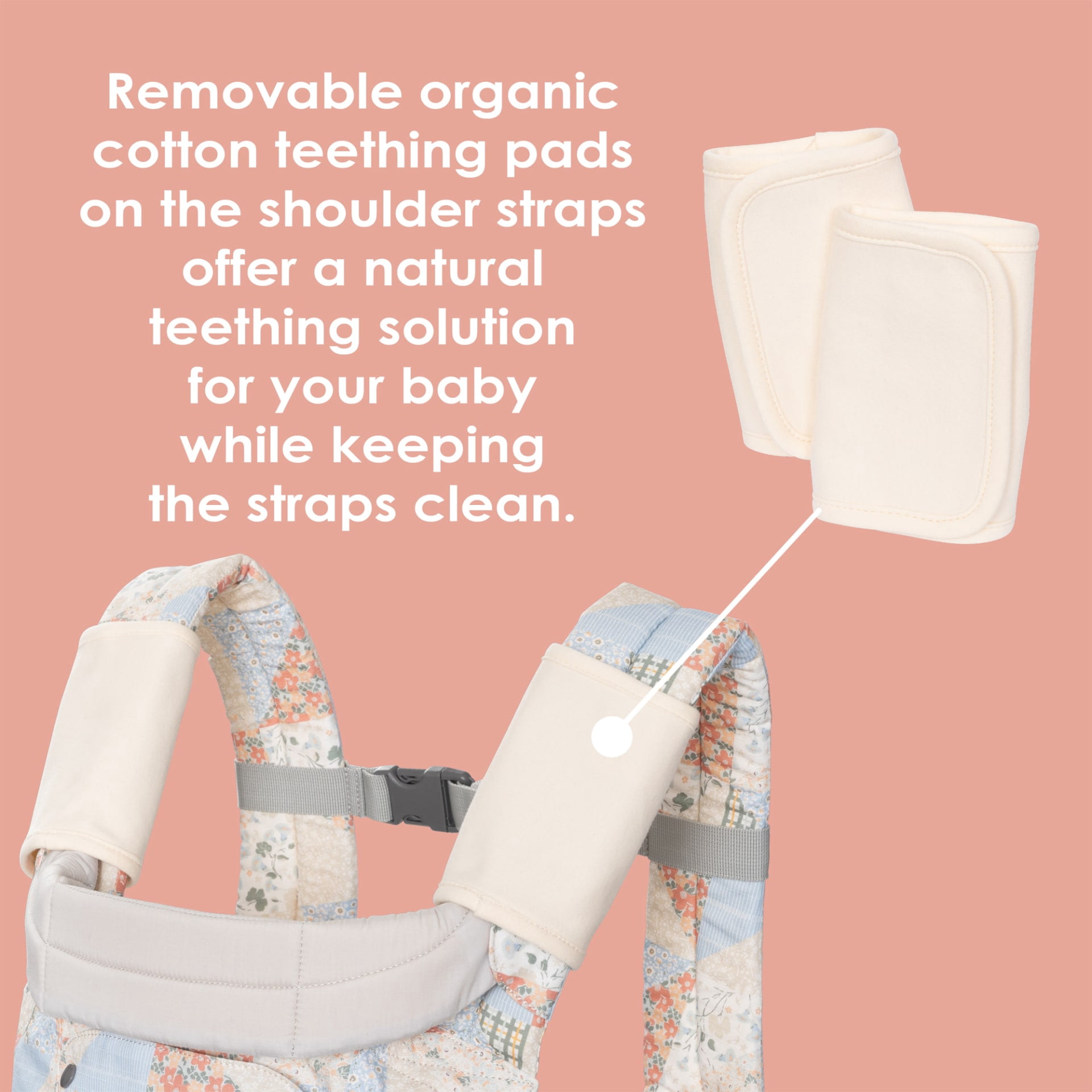 Baby Trend Caleo Charm Deluxe 3-in-1 Newborn Soft Carrier, Eden