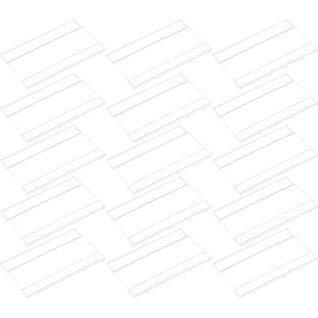 15 Pcs Support d'Étiquette de Prix Étagère en Fil Métallique Support de Signalisation de Prix Support de Marchandise