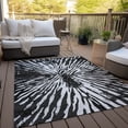 thumbnail image 6 of Addison Rugs Chantille Indoor/Outdoor Transitional Modern Black Washable Rectangle Rug, 9' x 12', 6 of 6