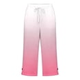 thumbnail image 5 of yillto Womens Capri Pants with Pockets Loose Workout Drawstring Cropped Pant Summer Causal Capris, 5 of 5