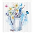 thumbnail image 3 of Ambesonne Flower Shower Curtain, Summer Bouquet Vintage, 69"Wx84"L, Multicolor, 3 of 5