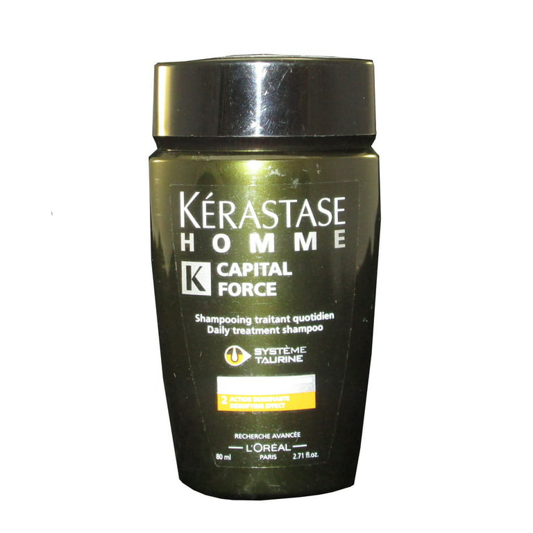 med sig Tordenvejr Stræbe Kerastase Homme Capital Force Daily Treatment Shampoo - Densifying Effect  (Size : 2.71 oz) - Walmart.com