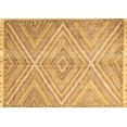 thumbnail image 1 of Ahgly Company Indoor Rectangle Abstract Brown Contemporary Area Rugs, 6' x 9', 1 of 4