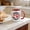 Red, variant on America 250th Anniversary Ceramic Coffee Mug - 1776-2026 Patriotic Commemorative Cup, 3 Color Options (Pink, White, Red), for Independence Day & Historical Celebrations