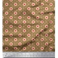 thumbnail image 3 of Soimoi polyester Crepe Fabric Artistic Floral Print Fabric by the Yard 52 Inch Wide, 3 of 3