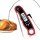 thumbnail image 3 of Termómetro para carne Termómetro para parrilla, termómetro digital LCD para asado Termómetro de cocina con 2 sondas de acero inoxidable y alambre largo e imán, temperatura, 3 of 5