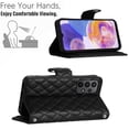thumbnail image 4 of for Samsung Galaxy A53 5G Wallet Case, Elegant Card Holder Cash Slot PU Leather Kickstand Shoulder Strap Shockproof Protective Flip Women Girls Case Cover for Samsung Galaxy A53 5G, Black, 4 of 6