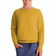 thumbnail image 5 of KAUOD Kids Knit Pullover Sweater Loose Soft Crew Neck Sweater Clothes Boys Girls Fall Casual Lined Sweatshirts Tops Clothes, 5 of 9