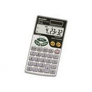 Sharp Calculators Pocket Solar Calculator with Metric Converter, Gray