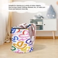 thumbnail image 6 of 50-liter Large Capacity Laundry Basket Sealed and Dustproof Easy Carry Handles Applicable to Laundry Room Bedroom Bathroom College Dorm Capture Love, 6 of 7