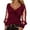 Red, variant on Glitter Sequin Tops for Women Long Mesh Sleeve Patchwork Loose V Neck Sparkly Shirts Night out Top Rave Outfits