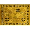 thumbnail image 1 of Ahgly Company Indoor Rectangle Oriental Yellow Industrial Area Rugs, 5' x 7', 1 of 4