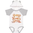 thumbnail image 3 of Inktastic Happy Thanksgiving with leaf arrow in fall colors Boys or Girls Baby Bodysuit, 3 of 5