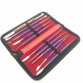 thumbnail image 1 of 10Pcs Dental Stainless Steel Wax Carving Tool Set Dentist Sculpture Knife Dentistry Instrument Dental Lab, 1 of 5