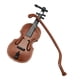 thumbnail image 1 of Mini violín de plástico para casa de muñecas, manualidades en miniatura, modelo de instrumento musical para casa de muñecas, accesorio para casa de muñecas., 1 of 9