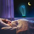 thumbnail image 4 of 3D Illusion Lamp LED Cobra Night Light Snake Animal Toys 7 Color Changing Touch Sensor Desk Table Lamp, 4 of 5