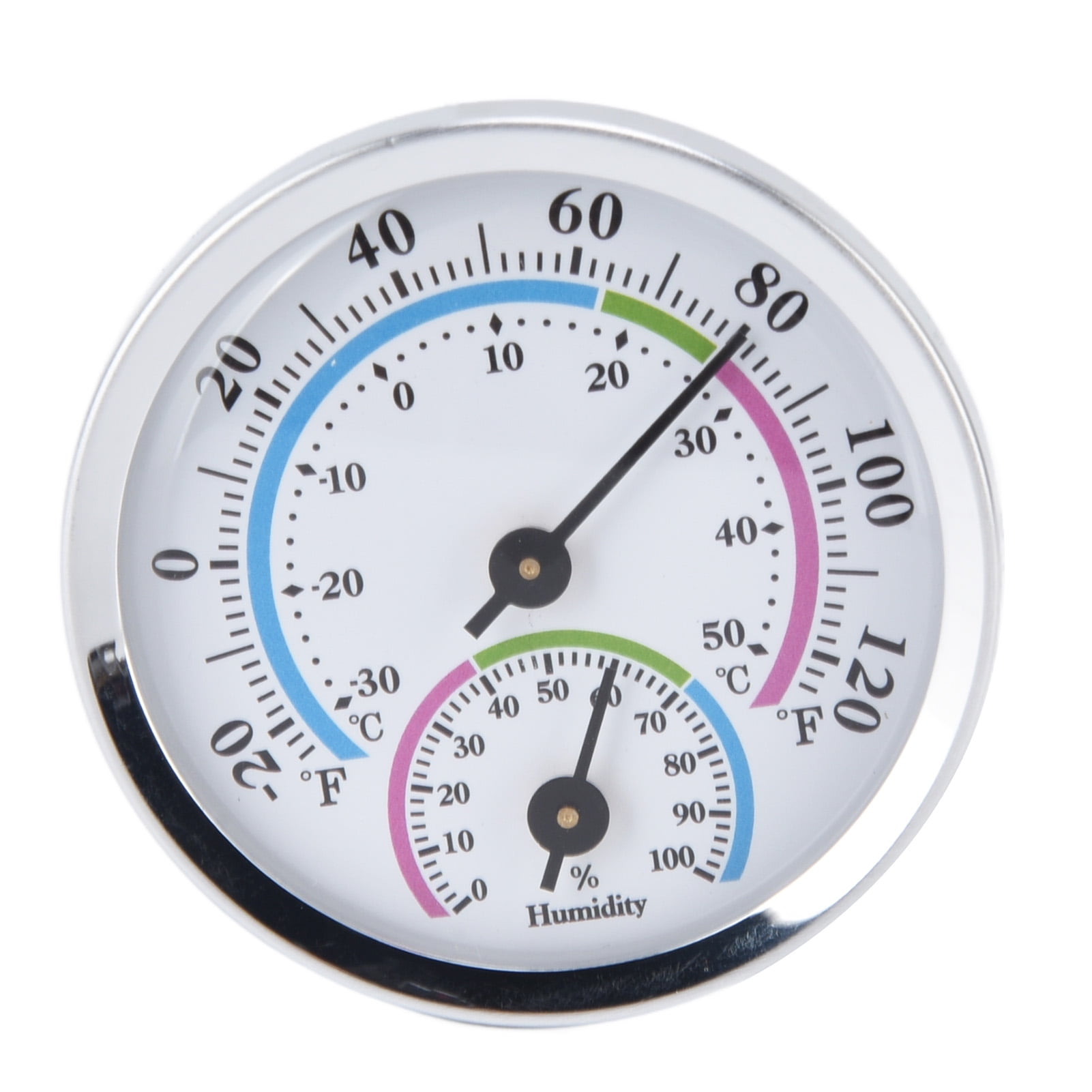 Humidity Monitor Gauge, Mini Indoor Thermometer Hygrometer Easy To Read
