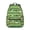 Football and Silhouette, variant on Football and Flower Slateblue Pattern Backpack for School, Cute School Bag with Adjustable Shoulder Straps and Padded Back, 15.3"x11"x7.1"