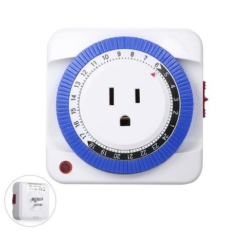

Mechanical timer socket 24 hour analog timer