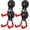 Medium Hook - 4 Pack, variant on Heavy Duty  Hooks -  Storage Utility  Hook with Anti-Slip Rubber Coating for Power Tools, Garden Equipment, Pegboard, Garage & Workshop Use (Medium Hook - 2 Pack)