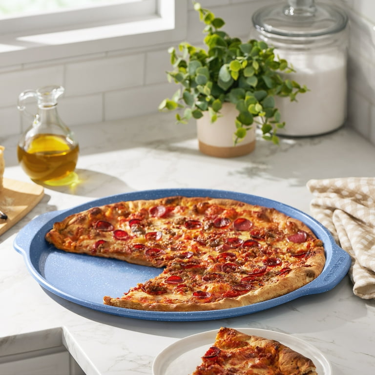 The Pioneer Woman 16-Inch Aluminized Steel Nonstick Pizza Pan Blue