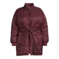 thumbnail image 5 of Time and Tru Women's Onion Belted Barn Coat, Sizes XS-3X, 5 of 5