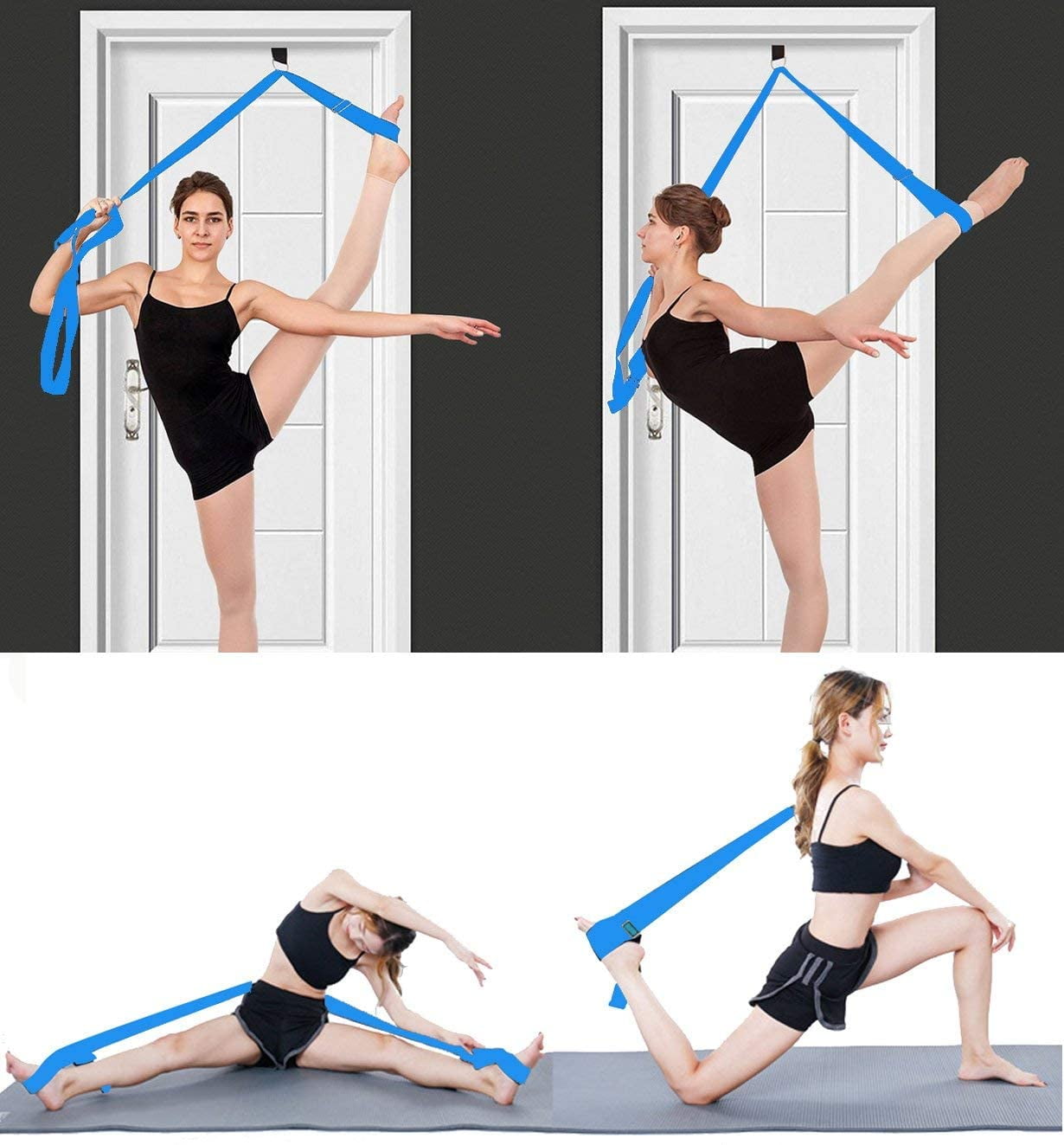 Door Leg Stretcher Band Get More Flexible With The Door Flexibility Trainer To 