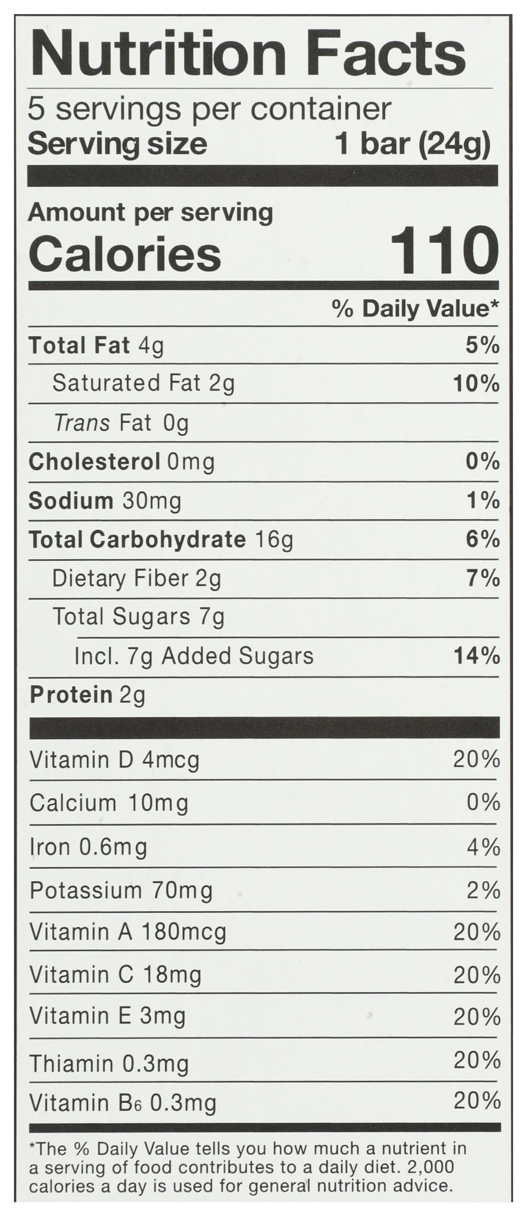 Pack of 6, Madegood Chocolate Drizzled Granola Bars, 4.2 oz