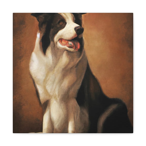 Border Collie Majesty - Canvas
