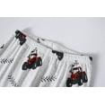 thumbnail image 5 of Popshion Toddler Boys Pajamas Tractor 100% Cotton Pjs 2 Piece Long Sleeve Sleepwear Kids Clothes Set 3T/6130, 5 of 6