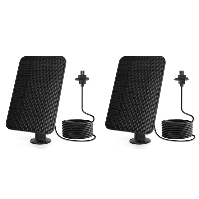 Panel Solar 4W Y 5V Montaje Ajustable 360 resistente Al para Blink Outdoor 4 (4.ª Generación)