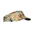thumbnail image 2 of Kll Sport Sun Visor Hats Ball Caps Empty Top Baseball Sun Cap For Men Women-Mushrooms And Rainbows Peace, 2 of 8