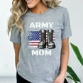 thumbnail image 5 of Army Mom Vintage American Flag and Boots T-Shirt, 5 of 6