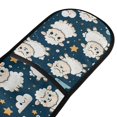 thumbnail image 2 of Dailycode Double Sided Oven Mitt with Loop Heat Resistant Kitchen Long Potholders 7" x 35" Sheep Cloud Star, 2 of 6