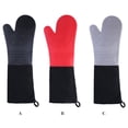 thumbnail image 4 of Guantes aislantes para horno Advancent de silicona rojo 1 pieza 2 capas, 4 of 6