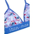 thumbnail image 3 of Disney Stitch Christmas Women's Comfort Stretch Triangle Bra and Boyshort Panties Set Sizes S to XL, 3 of 4