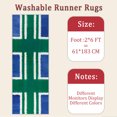 thumbnail image 6 of 2x6 FT Kitchen Runner Rugs Non Skid Washable, Faux Wool Rug Runners for Hallways Bathroom Carpet Runner, Soft Indoor Modern Floor Rug for Entryway Laundry Room, 6 of 11
