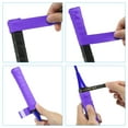 thumbnail image 6 of Tennis Badminton Racket Overgrip Non-Slip Sweatband Drumstick Tape, Purple 8 Pack, 6 of 6