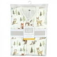 thumbnail image 2 of Hudson Baby Infant Boy Long Sleeve Muslin Sleeping Bag, Wearable Blanket, Sleep Sack, Forest Animals, 0-6 Months, 2 of 2