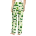 thumbnail image 2 of Bixox Women's Cute Frog1 Patterned Pajama Pants Loungewear, 2 of 5