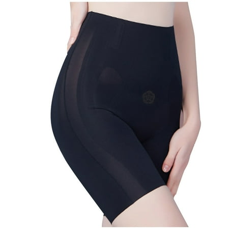 JGGSPWM Shapewear for Women Tummy Control Butt Lifter High Waist Panty Compression Shorts Waist Trainer Body Shaper Hip Lift Waist Girdle Black XXL