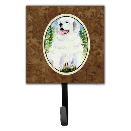 Caroline's Treasures Great Pyrenees Leash Holder and Key Hook