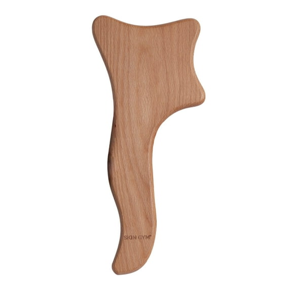 Skin Gym Sculpt Wooden Body Massage Tool for Lymphatic Drainage, Full Body Rejuvenating Massage, 100% Natural Wood
