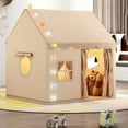 thumbnail image 7 of Large Kids Play Tent with Light, Cuopluber Play Tent Indoor & Outdoor, Play House with Door & Windows Toddler Tent Toys Gifts for 3,4,5,6 Year Old Girls Boys, 50" x47" x41", 7 of 7