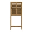 thumbnail image 3 of Linon Bracken 3 Shelf 1 Door Bathroom Storage Over the Toilet Space Saver Cabinet, Bamboo, 3 of 14