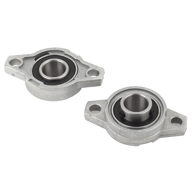 KFL002 FL002 Brida de bloque de almohada autoalineable de 15 mm, 2 piezas, gris