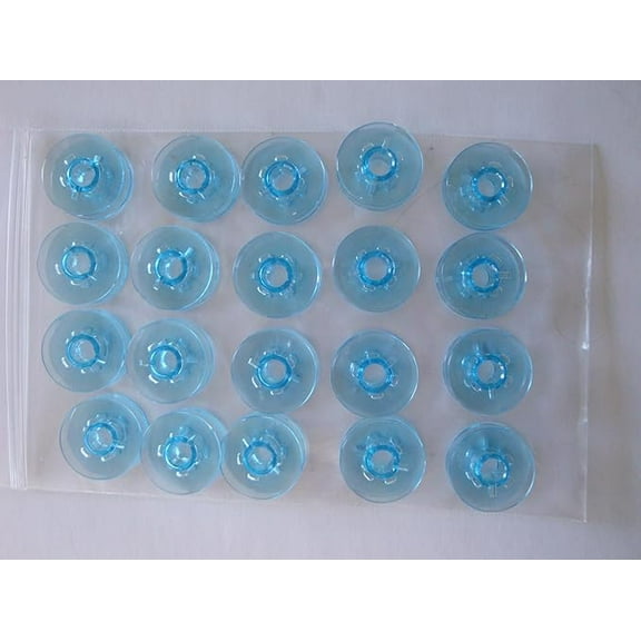 Teamwork 20 pk Clear Bobbins 9033P - Pfaff