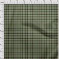 thumbnail image 4 of oneOone Cotton Silk Dark Green Fabric Check Sewing Material Print Fabric By The Yard 42 Inch Wide, 4 of 4